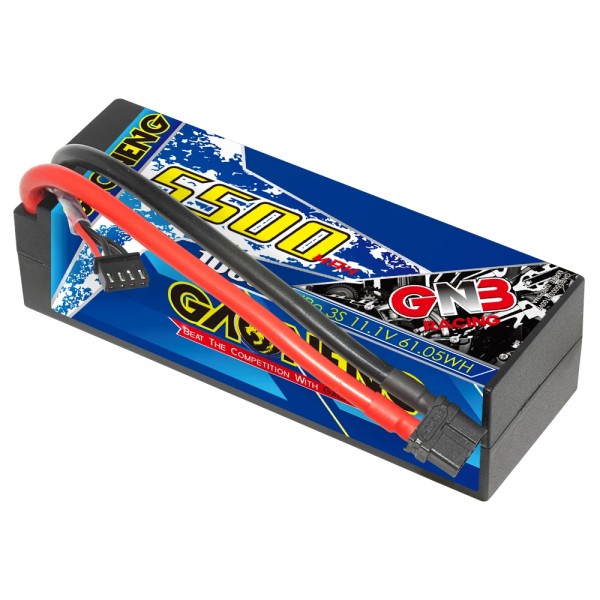 GNB GAONENG 5500MAH 3S 11.1V 100C 200C XT60 cablato custodia rigida RC LiPo batteria RC 1/8 auto 1/10 aggiornato da 5000MAH 5200MAH